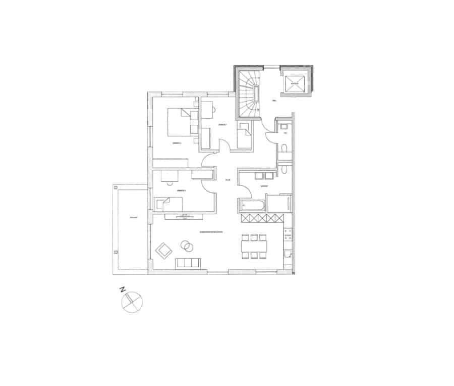 Neubauvorhaben in Freiburg-Betzenhausen: Komfortable 4-Zimmer-Eigentumswohnung - Wohnung Nr. 3: 1.OG 4-Zimmer