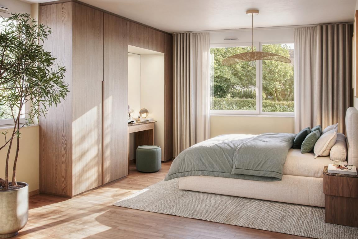 Unverbindliche Visualisierung - Schlafzimmer