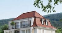 Blick auf das Dachgeschoss und den Balkon (Unverbindliche Illustrationen)