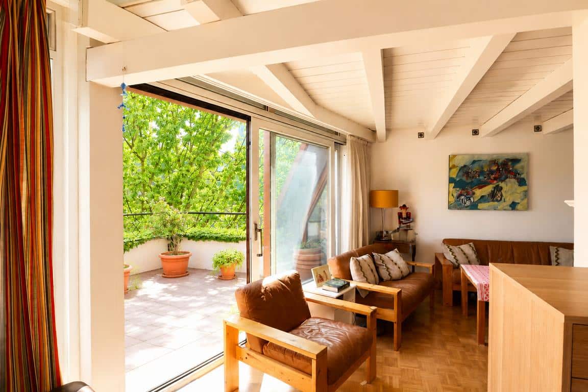 ...zum tollen Balkon