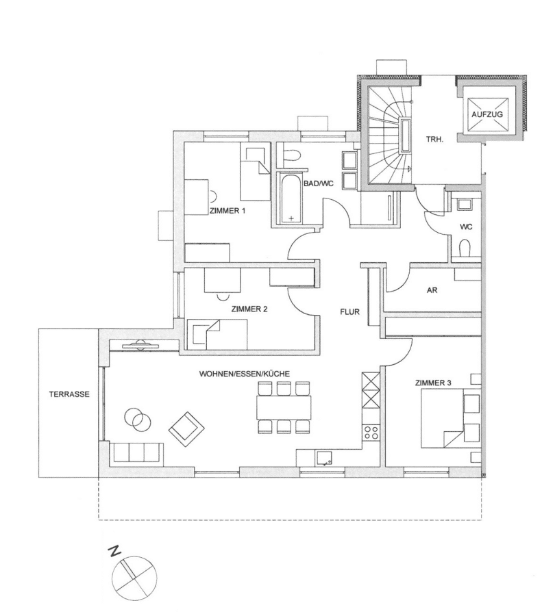 Neubauvorhaben in Freiburg-Betzenhausen: Moderne 4-Zimmer-Erdgeschosswohnung - Wohnung Nr. 1: 4-Zimmer