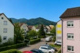 Ausblick vom Balkon in die Nachbarschaft