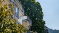 Teilweise überdachter Balkon...