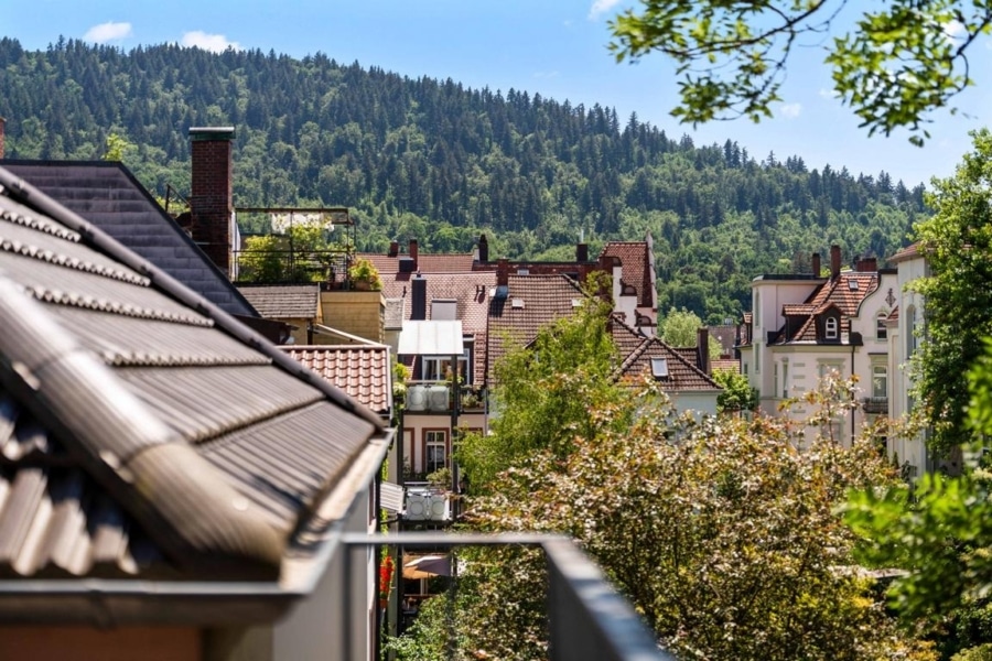 Weitblick von der Dachterrasse
