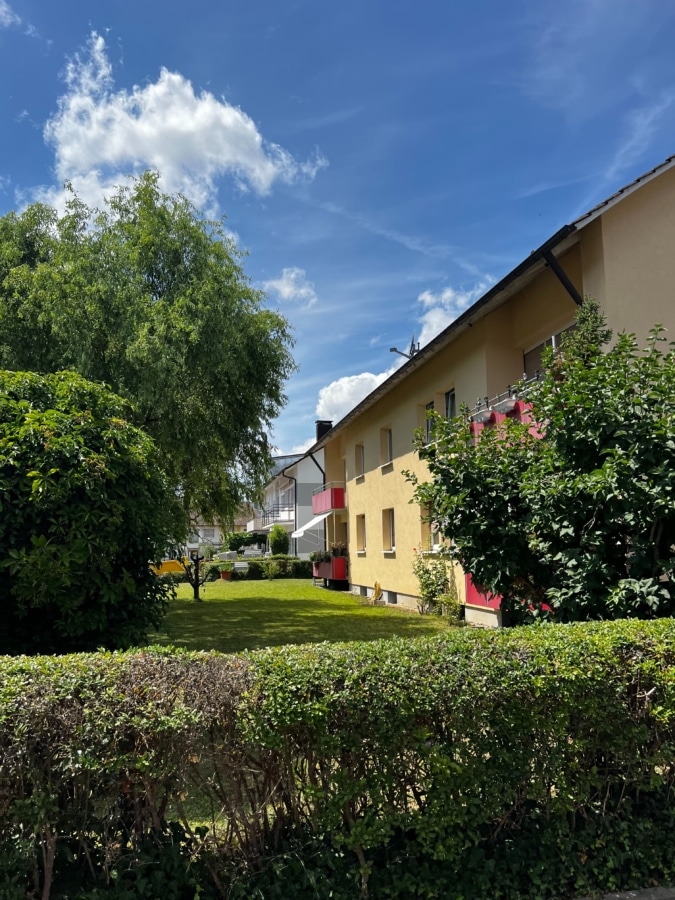 Großzügige 4-Zimmer Wohnung in attraktiver Lage von Bad-Krozingen - Rückseite Hausansicht