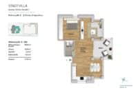 Grundriss der Wohnung