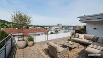 Ihr neues Zuhause mit Panorama: Gepflegte Penthouse-Wohnung, 79249 Merzhausen, Penthousewohnung