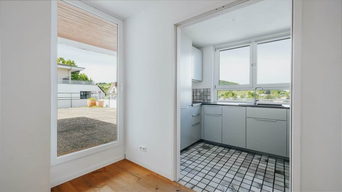 Zugang auf die Dachterrasse